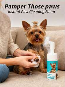 100毫升免洗泡沫宠物爪子清洁剂——爱狗人士和狗妈妈都爱用，爱猫人士和猫妈妈也爱用，温和清洁，气味宜人，深层清洁，是送给爱猫爱狗人士和猫狗妈妈的理想礼物，包含可拆卸柔软硅胶套。 - 100ml - 查看 8