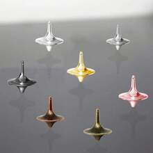 3pcs Mini Metallic Toys, Stress Relief Infinite Rotation - Multicolor - View 2