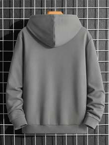 Moletom Premium canguru irverno Unidos do Copo Meio Cheio 2026 - Cinza - Visão 2