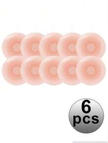 2/6/10pcs Reusable Strapless Invisible Self-Adhesive Nipple Covers, Seamless & Non-Slip, Suitable For Various Occasions - Baby Pink - View 12