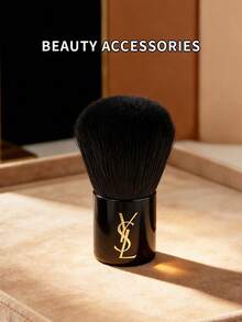 Yves 3D Curved Blush Brush, Suitable For Daily Use - Black - View 4