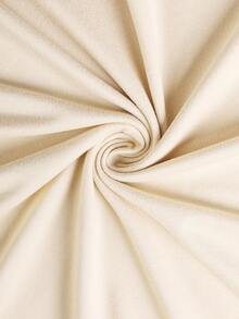 男士休闲字母印花圆领短袖T恤，夏季 - 杏色 - 查看 5