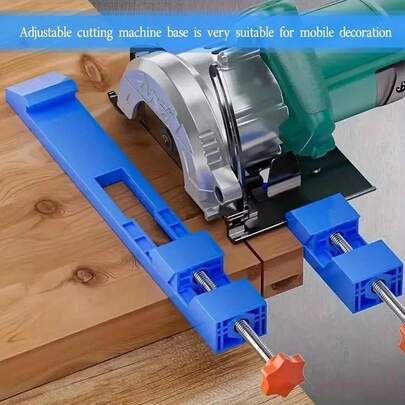Adjustable Cutting Machine Base Guide,Circular Saw Guide,New Electric Circular Saw Milling Positioning Clamp Precision Wood Cutting Guide For Professionals And Diy Enthusiasts