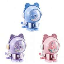 Sacapuntas de lápiz con diseño de oso de dibujos animados que entra automáticamente el lápiz, anti-atascamiento, accionado a mano, regalo para estudiantes - Multicolor - Ver 9