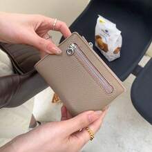 Minimalist Japanese Style Bifold Wallet, Multifunctional Clutch Purse, Unisex Card Holder & Coin Pouch - Multicolor - View 5