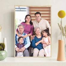 1幅定制照片墙艺术帆布画，个性化家居和办公室装饰，适用于卧室、客厅、餐厅、季节性展示、家庭肖像艺术以及动漫/游戏风格的家庭肖像画。采用帆布材质，是各种节日的独特礼物。 - 彩色 - 查看 7