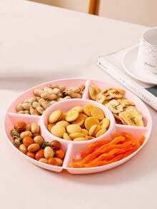 10/4/1pc Heart-Shaped Party Snack Tray, Appetizer Plate, Snack Bowl, Multi-Layer Snack Bowl Tray, Nuts, Candy, Fruit Container, Reusable Plastic Snack Tray With 4 Compartments, Suitable For Home And Restaurant - Multicolor - View 16