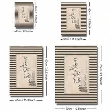 1 件装/无框“为希望而活”语录帆布海报，温馨复古条纹明信片墙艺术印刷品，简约音乐歌词复古画作，适用于公寓、客厅、卧室、现代家居装饰 - Poster - 查看 6