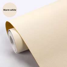 1卷自粘皮革修补贴，即撕即贴，荔枝纹理，宽17.7英寸/11.8英寸/9.84英寸，自粘防水可移除修补贴纸，DIY乙烯基贴纸，适用于沙发、椅子、家具、皮革床翻新、橱柜、汽车座椅、手提包皮革修补和装饰 - 黑色/深棕色/米白色/米色/橙色 - 荔枝紋 - 查看 41