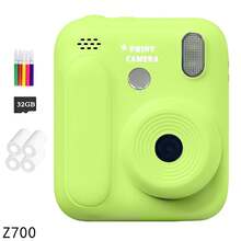 2.4英寸屏幕,儿童即时打印相机,1080P自拍数码相机,便携式旅行玩具,适合3-12岁男孩女孩,完美的生日礼物 - 彩色 - 查看 15