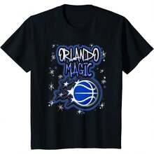 Orlando Magic Logo T-Shirt - Black - View 1