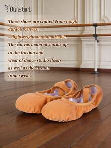 DonsGirl 1 Pair High Elasticity Tight-Fitting Professional Ballet Shoes, Also Suitable For Modern Dance, Classical Dance And Yoga - Mocha Brown - View 8