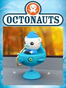Figur Mobil Ritme Pasukan Bawah Air OCTONAUTS Mainan Anak Gantungan Kunci Aksesori Tas Sekolah Hadiah Liontin PVC Hadiah Tas Sekolah Siswa Figur Mobil Konsol Tengah Kuda Gemerincing Barang Dekoratif Dekorasi Gantung - MultiWarna - View 15