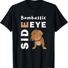 Camiseta con meme de perro "Lado Ojo" para hombres y mujeres. - Negro 5 - Ver 1