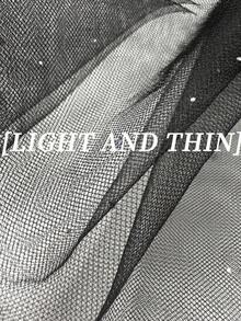 黑色圆领亮片网纱拼接长袖上衣，性感透视灯笼袖设计，亲肤显瘦百搭T恤，女士春秋季约会/通勤打底衫，小众闪亮网纱拼接袖，适合婚礼/派对、节日、情人节、春季等场合穿着。 - 黑色 - 查看 4