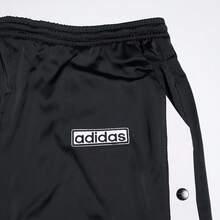 Adidas Women's Fashion Versatile Side Button Elastic Waist Jogger Pants, Casual Trousers, Spring/Autumn - Black - View 2