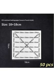 50/100PCS Minimalist Practical White French Anti-Oil Paper Liners Grease-Proof Silicone Baking Parchment Paper Oil-Proof Non-Stick High-Temperature Resistant Easy To Tear Dessert Baking/Hamburger Oil Absorbing/Cake Demoulding/Back To School Bento/Home Baking/Takeout Packaging Non-Stick Easy-Peel Baking Liners Graduation Season Must-Have For Students Back To School Baking - Multicolor - View 13