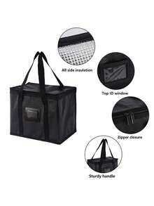 Bolsa refrigeradora portátil de gran capacidad aislada | Caja de almuerzo aislada para picnic al aire libre - Multicolor - Ver 3