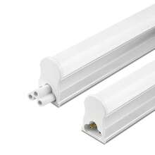 Lámpara de tubo LED T5, barra de luces de bombilla T8 de 220V y 110V, tubo fluorescente conectable de 30cm para cocina, iluminación interior de sala de estar KJMT - T5 6W Blanco - Ver 6