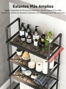 Bathroom Shelves & Corner Shelves - 黑色 - 查看 5