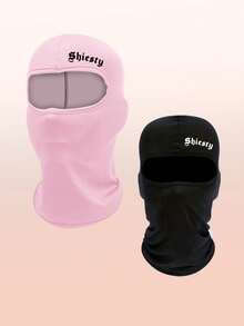 1-2pcs Unisex Ice Silk Face Mask, Windproof UV Protection, Fashionable & Versatile For Outdoor Activities - Multicolor - View 18