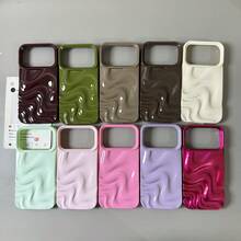 Ốp lưng điện thoại màu xanh da trời nhạt họa tiết lượn sóng 3D tối giản mới, tương thích với iPhone 17 Pro Max/17 Pro/17/16 Pro Max/16/16 Pro/16 Plus/15/15 Pro Max/15 Pro/15 Plus/11/12/13/14 Pro Max/13 Pro/13 Pro Max/14 Pro/14 Pro Max, kiểu dáng mềm mại, sáng tạo. - Màu xanh nhạt - Xem 6