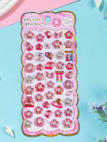 3D Cherry Blossom Stickers - DIY Decoration For Smartphones, Computers, And Tablets - Vibrant Colors, Adhesive, Smooth Surfaces, Perfect For Paper And Glass, Cute Stickers, Computer Decoration, Vibrant Designs, Smooth Surfaces. Perfect For Stationery Lovers, Scrapbookers, And Anyone Who Enjoys Exchanging And Sharing. - Multicolor - View 11