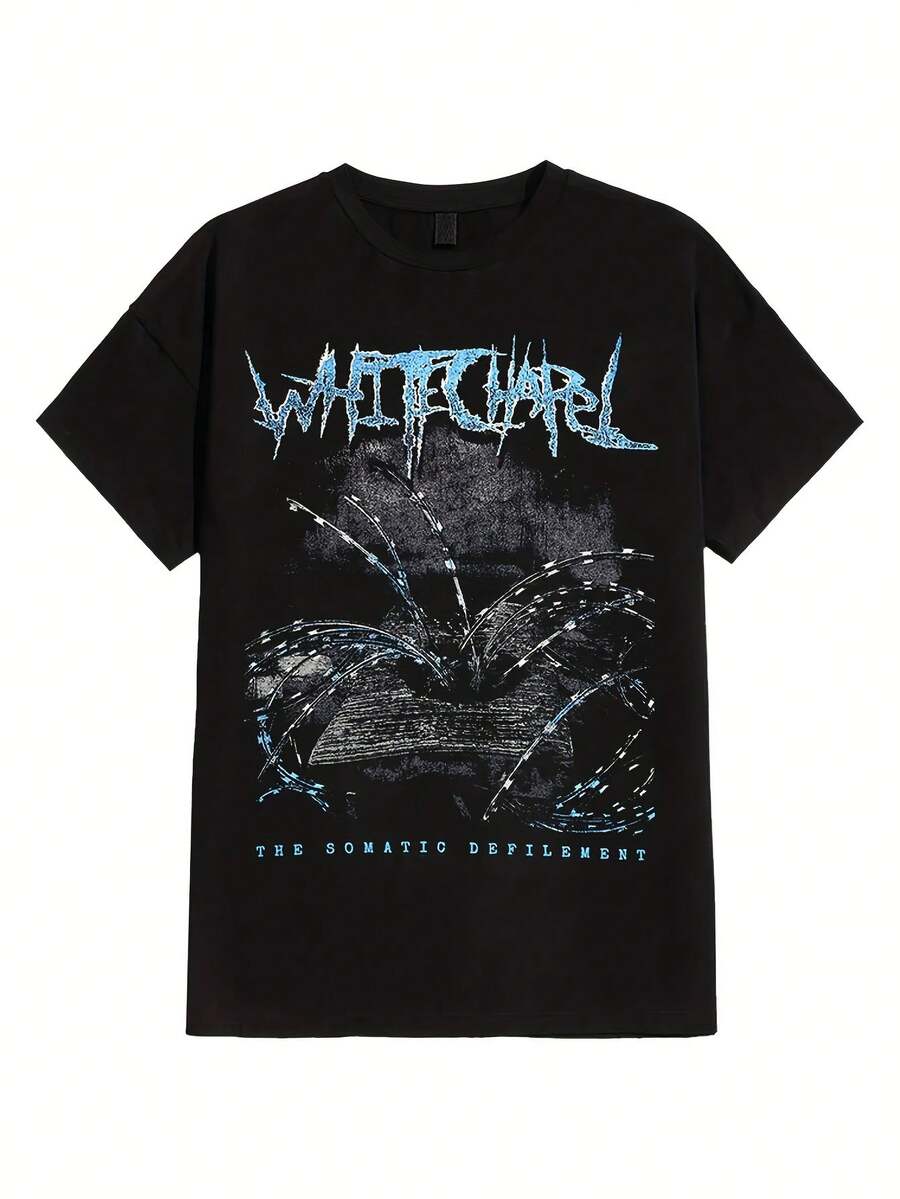 Whitechapel Band T-Shirt 220g - 黑色 - 查看 1