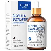 HIQILI 尤加利精油，100毫升/30毫升/10毫升 纯天然精油，可用于清洁、香薰、加湿器、蜡烛制作、护发、按摩，也可添加到喷雾、洗发水、护发素中。 - Eucalyptus - 查看 9