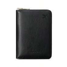 Capa Multifuncional RFID Anti-Roubo para Passaporte em Tecido Liso, Bolsa de Armazenamento para Bilhetes de Viagem e Cartões, com Zíper, Bolsa de Viagem, Bolsa de Viagem, Bolsa de Viagem, Bolsa de Viagem, Organizador de Viagem de Grande Capacidade, Essenciais de Cruzeiro, Essenciais de Férias, Itens Essenciais de Viagem para Homens e Mulheres - Multicolorido - Visão 8