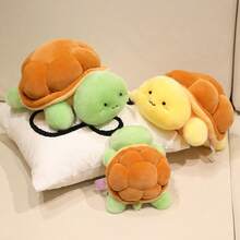 1Pc 20/30CM Kawaii Turtle Plush Toys Cute Bread Tortoise Plushie Doll Stuffed Soft Animal Toy Valentine's Gift Thanksgiving Day Gift - Multicolor - View 6