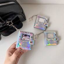 1个闪亮星形2英寸证件照卡套，全息闪亮相册，背包配件 - 顏色 - 查看 8