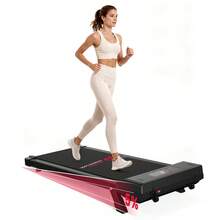 Homefitnesscode C1 2-In-1 Portable Treadmill With 5% Manual Incline, Speed 1–10 Km/H, Under-Desk Walking Pad & Running Mode, 2.5HP Motor, LED Display - UK Plug(220-240V) - View 3