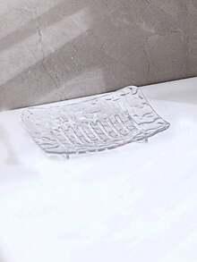 1/2pcs Crystal Pattern Soap Dish - Minimalist Elegant Vertical Soap Holder Bathroom Accessories - Multicolor - View 9