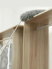 1pc Extendable Super Soft Microfiber Duster, Reusable, Washable, Bendable With Telescopic Handle, Suitable For Home And Office, Great For Cleaning Ceiling Fans, Windows, And Furniture - Multiple Styles - View 7