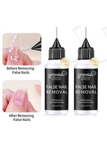 20ml Gel Nail Polish Remover, Super Strength To Remove Glitter And Dark Nail Polish, Preservative-Free, Suitable For Nails | Acetone Nail Polish Remover, Can Remove Gel, Acrylic And Dip Powder Nail Polish - Clear - View 9