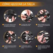 Casco Ajustable Bicicleta Patineta Ciclismo Montaña - Albaricoque - Ver 3