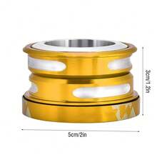 44mm Bicycle Bike Electroplating Internal Sealed Bearing Headset (Golden) - Dorado - Ver 2
