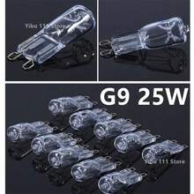 1/5/10 Uds G9 18W 20W 25W 40W 60W 230V bombillasógenas ecológicas cápsula bombillas de lámpara LED cuentas insertadas lámpara de cristal bombillaógena NAXB - 60 W - Ver 11