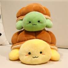 1Pc 20/30CM Kawaii Turtle Plush Toys Cute Bread Tortoise Plushie Doll Stuffed Soft Animal Toy Valentine's Gift Thanksgiving Day Gift - Multicolor - View 8