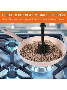 1pc Household Meat Mincer Grinder Heat Resistant Premium For Burger Patties Minced Meat Turkey Kitchen Father's Day Practical - Multicolor - View 6