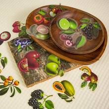 56 miếng dán hình cây và quả sống động như thật - Chất liệu PET trong suốt dùng trang trí sổ tay và đồ thủ công DIY. - 56 CÁI - Xem 4