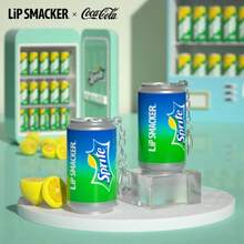 LIP SMACKER 可口可乐联名款罐装润唇膏，水果汽水口味，滋润滋养，带色唇彩，适合作为礼物送给亲朋好友，配有挂链，圣诞礼物 - LIPSMACKER - Sprite Flavor - 查看 4