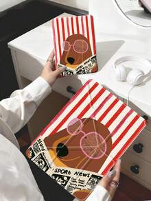 11-Inch Tablet Protective Case With Cute Cartoon Dog Striped Pattern, Compatible With Air M3 2025/M2 2024, Air 5th Gen 2022, (A16) 11-Inch 11th Gen 2025, Galaxy Tab, Kindle Paperwhite 12th Gen 2024. Transparent Back With Fashionable Design, Auto Sleep/Wake Function, Airbag Protection, Suitable For Gifts And Office Use - Multicolor - View 7