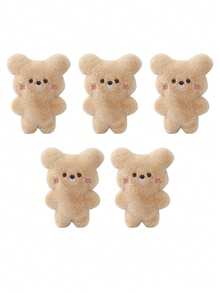 5 piezas Decoración colgante de peluche de oso de peluche de dibujos animados, adecuado para el Día de San Valentín, fiesta de graduación, caja de regalo de cumpleaños, decoración de fiesta de boda, decoración DIY de fiesta de cumpleaños, Navidad, recuerdos de fiesta infantil, regalos para niños, oso de peluche - Multicolor - Ver 14