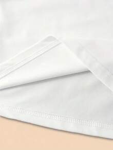 "DISCO FEVER CLUB" einzigartiger Pailletten-Muster, Sommer-T-Shirt mit regulärer Schulterpassform, Urlaub Reise Strand, lässig sportlich elegant - Weiss - Übersicht 6