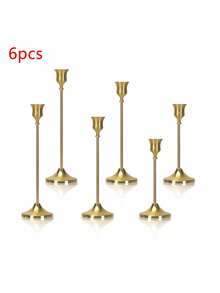 Bougeoir en laiton de forme conique, décoration de cheminée, décoration de table, bougeoir pour bougie pilier, cadeau de mariage, cadeau d'anniversaire, cadeau de remise des diplômes - Multicolore - Voir 13