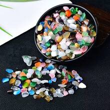 1 Pack 100g Crystal Crushed Stone Polishing Natural White Powder Purple Yellow Green Crystal Raw Stone Demagnetization Stone Fish Tank Landscape Stone Wholesale - Multicolor - View 35