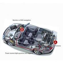 Cámara de salpicadero cámara de respaldo trasera de coche gran angular de 170 grados cámara de asistencia de estacionamiento de visión nocturna HD - A - Ver 3