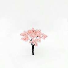 1/10pcs 6.5cm Mixed Model Trees, DIY Craft, Architecture Model, Landscape Scenery, Natural Green, Handmade Scene, Wire Flower Trees, Finished Mini Landscape Model Trees, Modeling Material 65mm - Simulated Miniature Wire Flower Tree - View 12